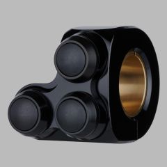 mo.switch basic 3 button, RIGHT, black, black inlay