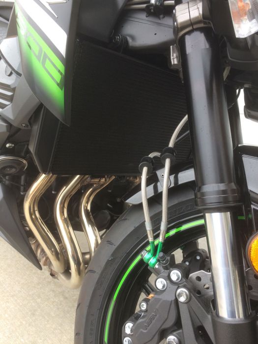 be with B'z 005、006、008、010〜014、016〜140 Kawasaki Z 800 ABS Front & Rear Brake Line Kit
