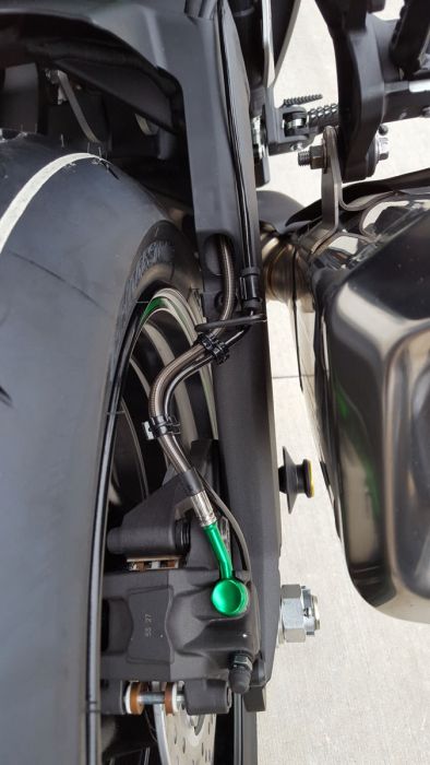 10 150セット Kawasaki ZX-10R ABS Front & Rear Brake Line Kit