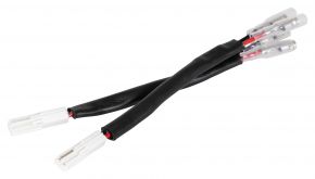 Motoism Turn Signal, Tail & Brake Light Adaptor Cable with 3.4 watt Resistor for Honda