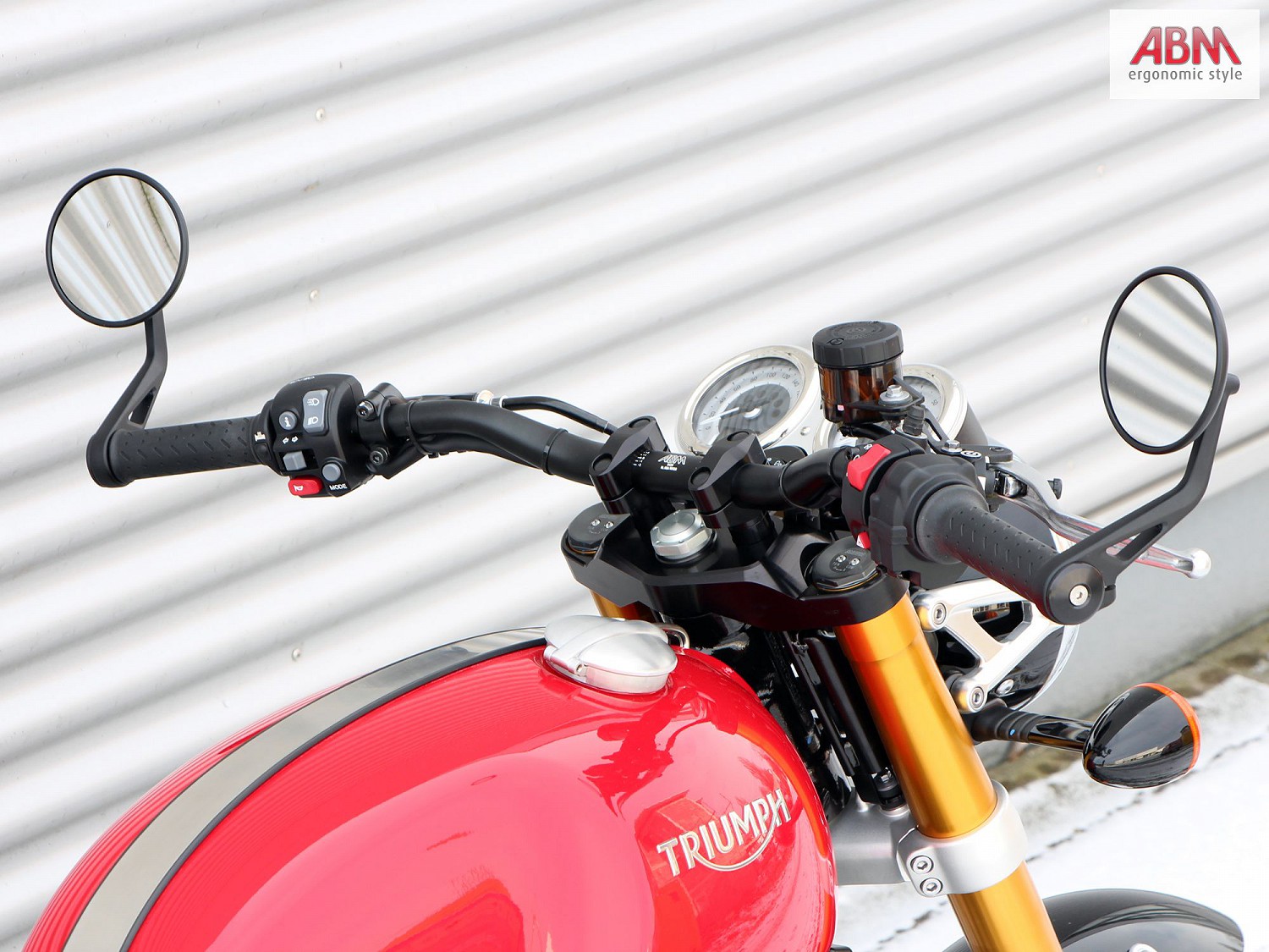 Triumph Thruxton R Handlebar Conversion Kit For Bikes Equipped with Heated Grips