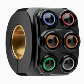 mo.switch PRO LED 6 button, black, for 7/8" and 1" Bars