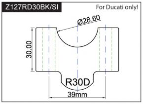 RiseUp Spacer Blocks for 1 1/8" bars